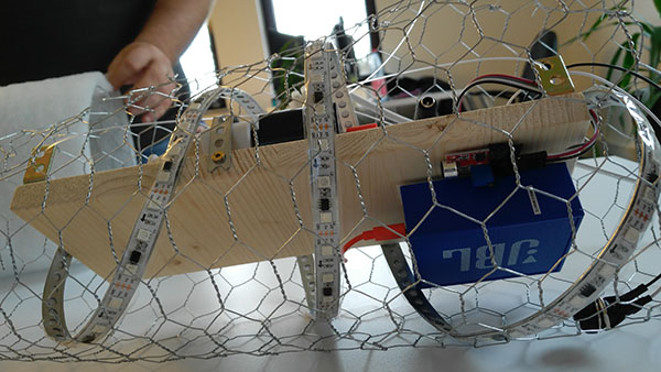 chicken wire stucture